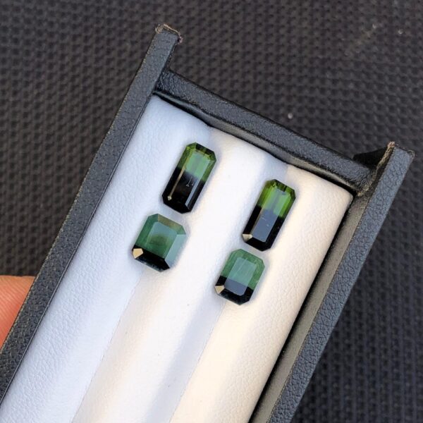 7 Carats Gorgeous Faceted Bi Colour Tourmaline