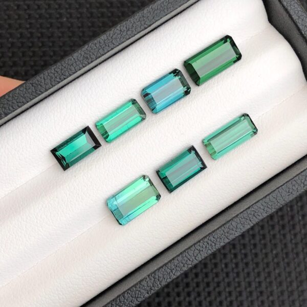 Gorgeous Faceted Blue Tourmaline Lot
