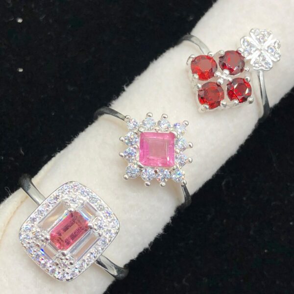 Marvelous 2024 Design Tourmaline And Garnet Rings