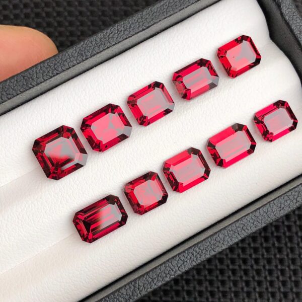 Gorgeous Faceted Rhodolite Garnet