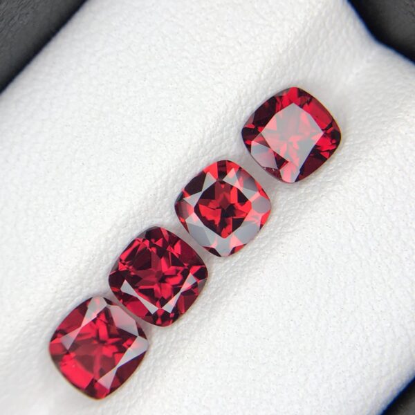 Stunning Faceted Rhodolite Garnet Pairs