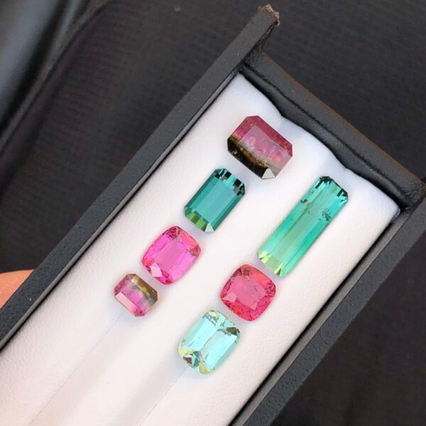 17 Carats Gorgeous Faceted Tourmaline Lot