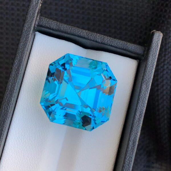 Gorgeous Faceted Swiss Blue Topaz